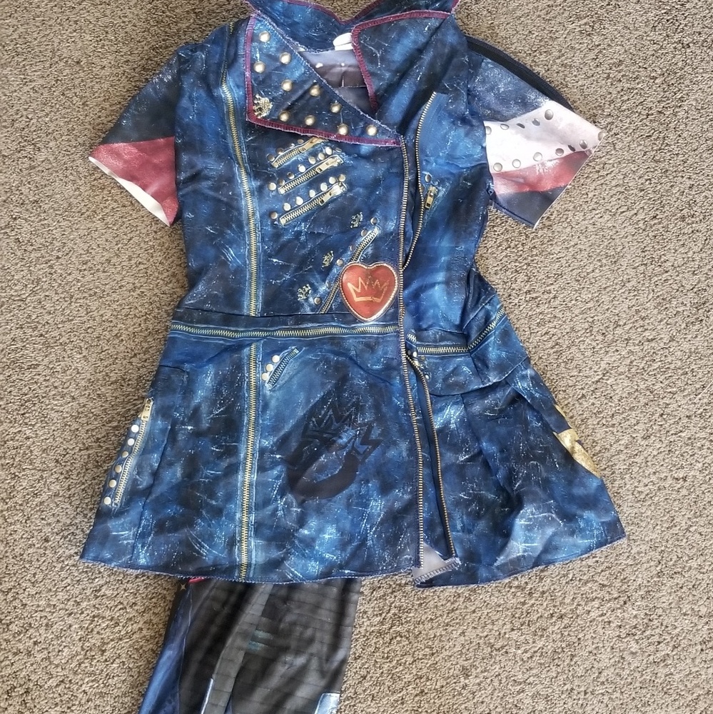 Disney Descendants 2-Evie Costume Medium Size 8-10